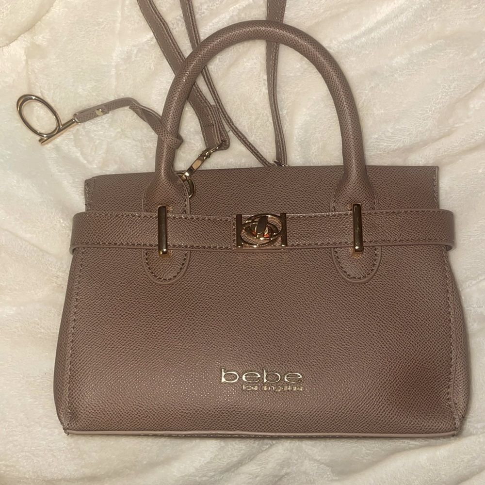 Bebe Brown Crossbody Bag